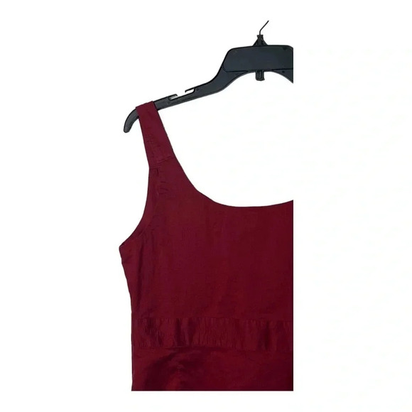 0383W. GAP SLEEVELESS SUMMER TOP THICK STRAPS SIZE LARGE MAROON IN COLOR SIZE LG - Picture 8 of 9